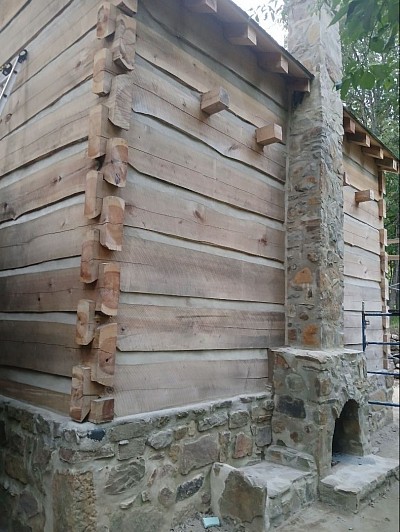 Natural Stone Foundation Chimney & Fireplace Frazeysburg, Ohio